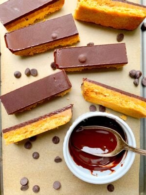 Homemade Twix bars.