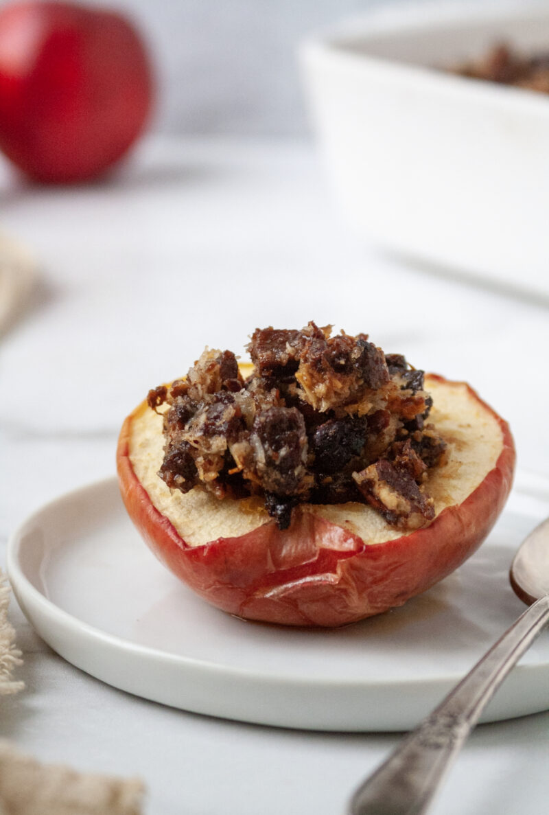 Fruit with stuffing.