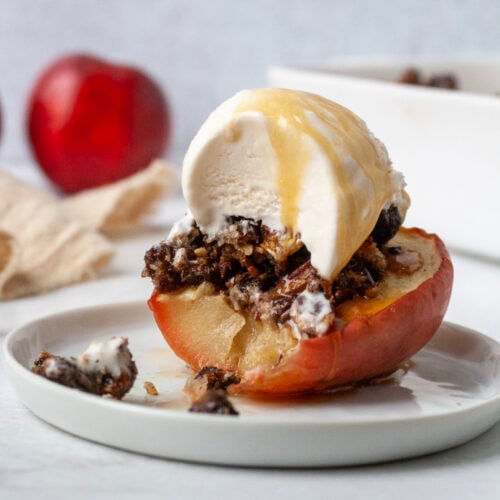 Baked apples.