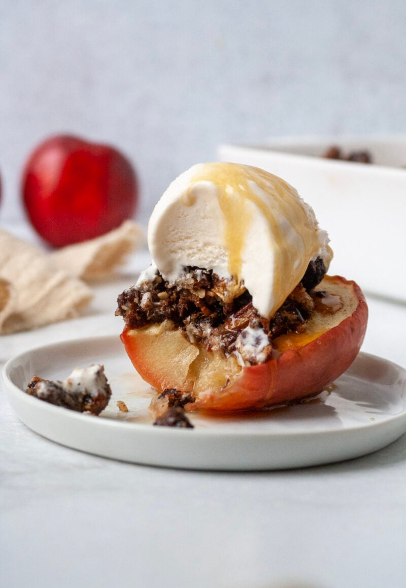 Baked apples.
