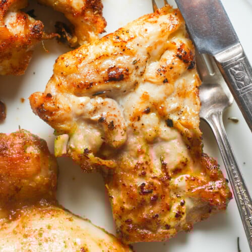 Air fryer chicken thighs.