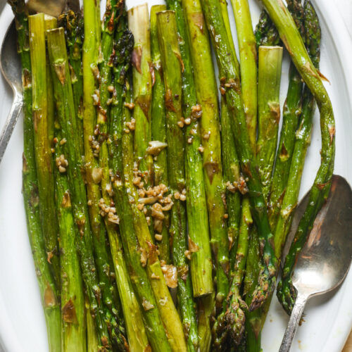 Roasted asparagus.