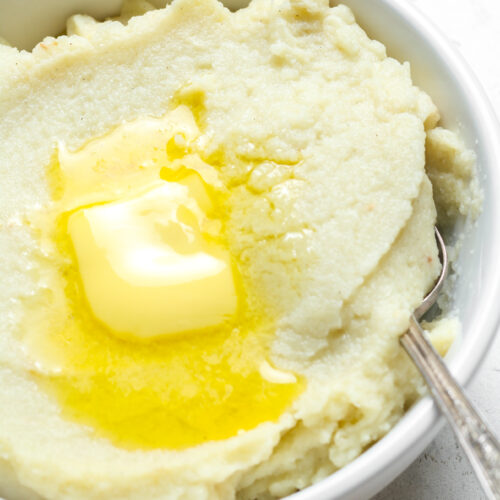 Mashed cauliflower.
