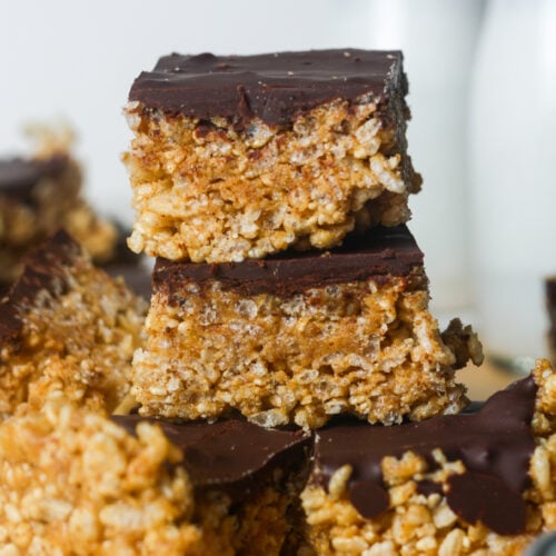 Peanut butter rice krispie treats.