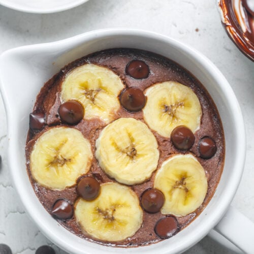 Chocolate baked oatmeal.