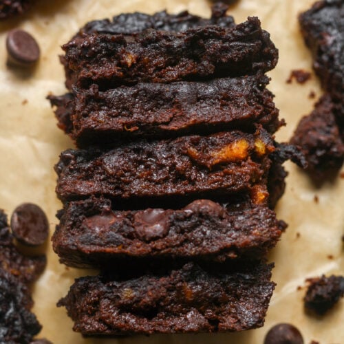 Sweet potato brownies.