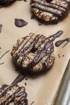 No bake Samoa cookies.