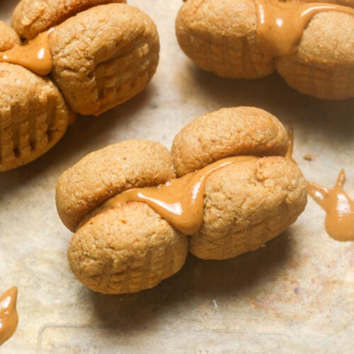 Homemade nutter butters.