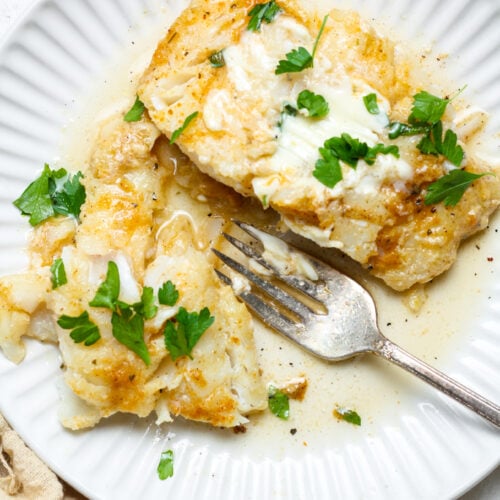 Halibut recipe.
