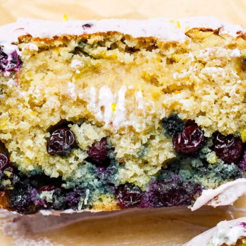 Lemon blueberry bread.