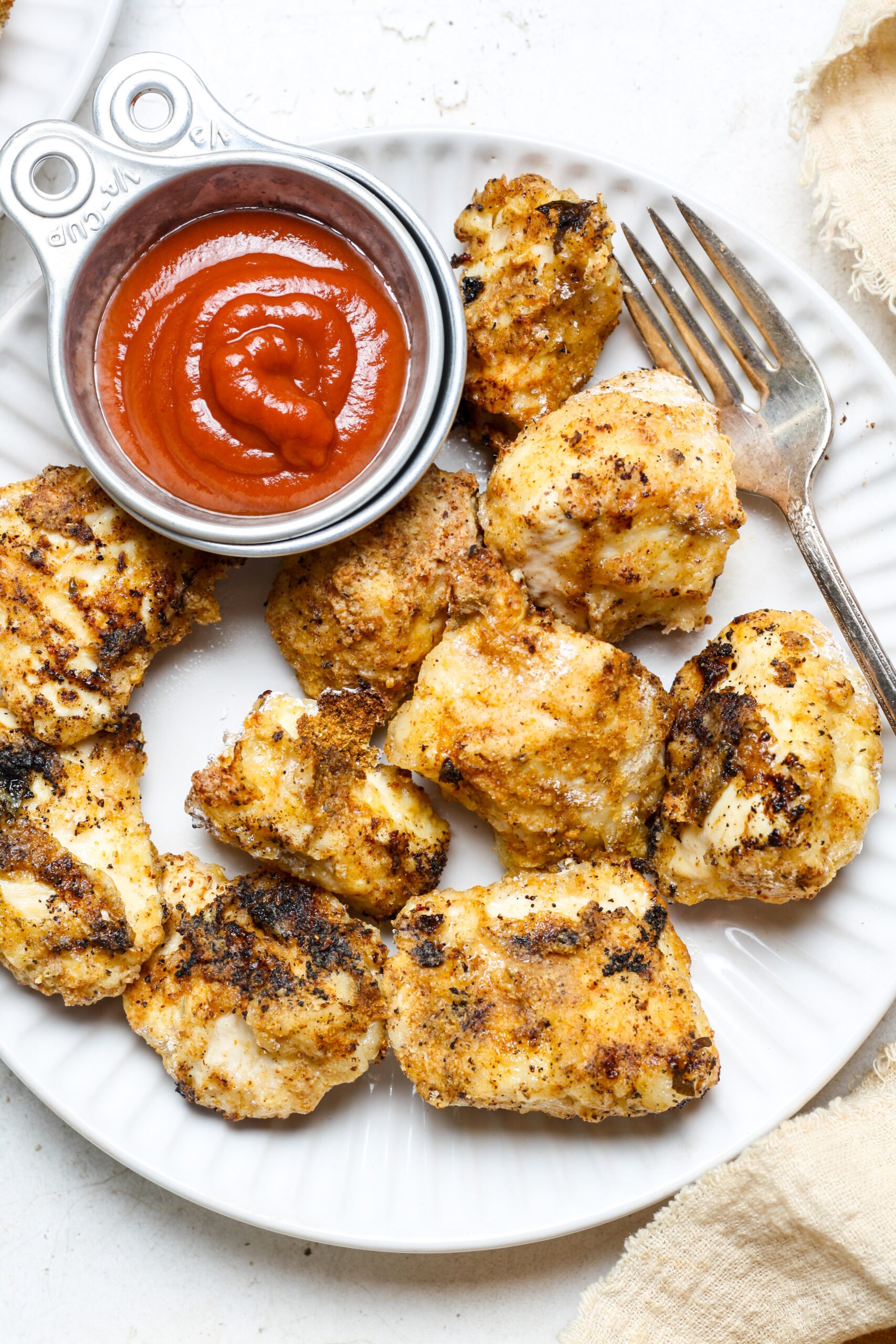 Air fryer popcorn chicken.