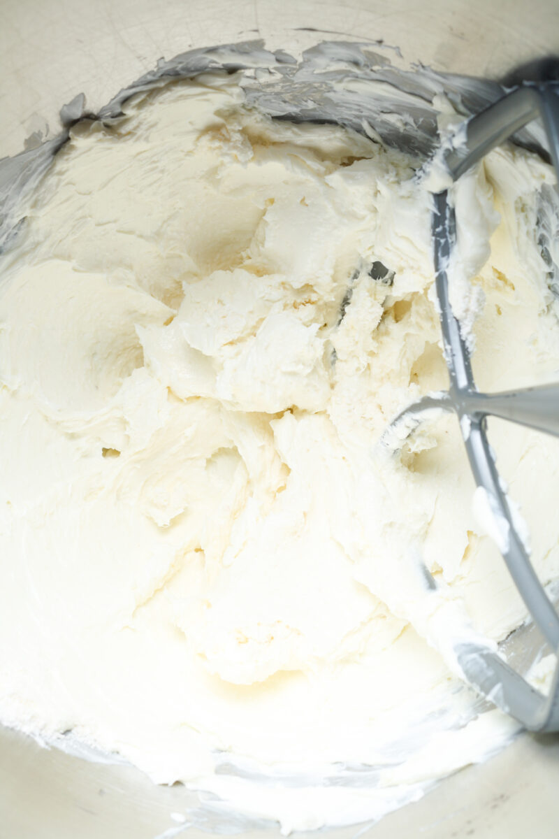 Creamy cream cheese.