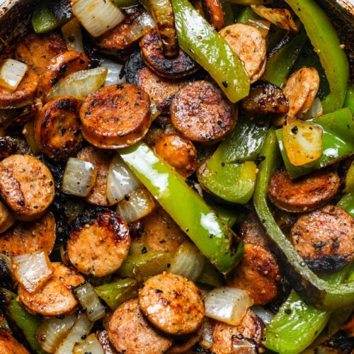 Sausage stir fry.