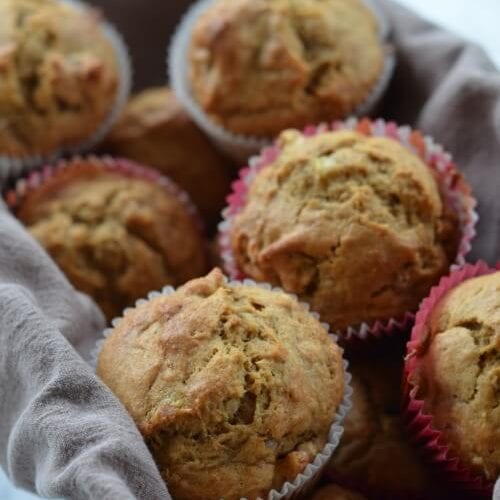 Whole Wheat Banana Nut Muffins from 100 Days of #RealFood