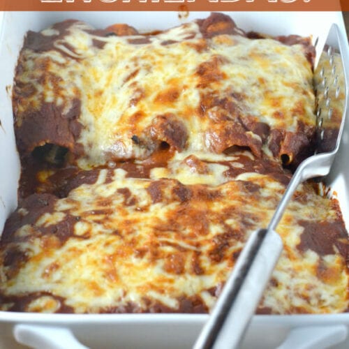 Bell Pepper and Portabella Enchiladas