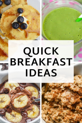 Quick breakfast ideas.