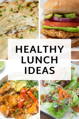 Healthy lunch ideas.