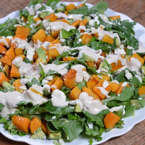 Easy Butternut Squash Salad with Feta 1