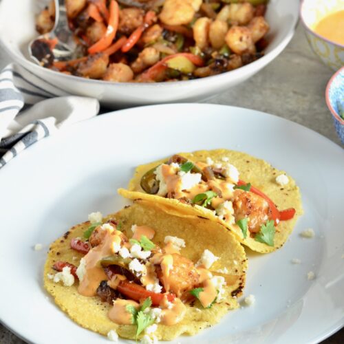 Easy Shrimp Tacos on 100 Days of Real Food