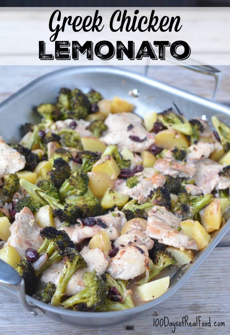 photo of Greek Chicken Lemonato - dinners kids can make