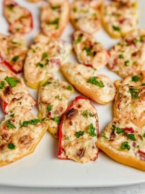 Stuffed mini peppers.