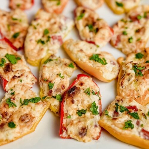 Stuffed mini peppers.