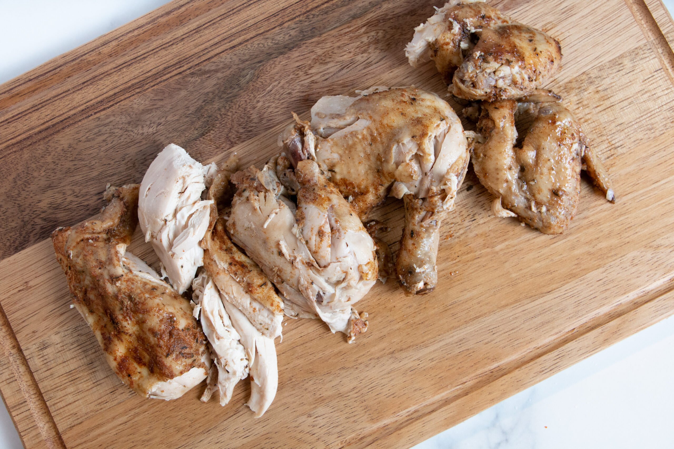 Pieces of chicken