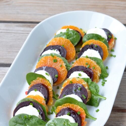 Layered Beet and Orange Salad on 100 Days of Real Food