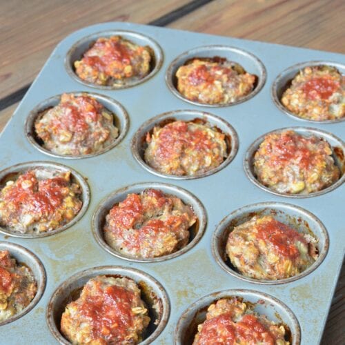 Mini Lunchbox Meatloaves on 100 Days of Real Food