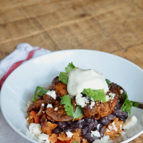 Mexican Rice Bowls on 100 Days of Real Food