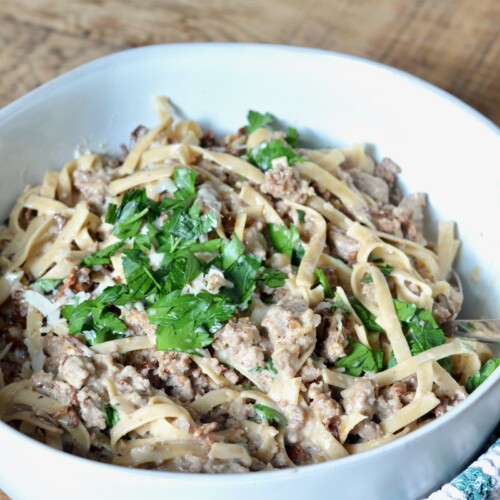 Pasta-alla-Norcina-on-100-Days-of-Real-Food-1