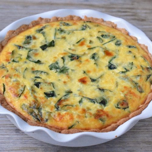 Ricotta and Kale Quiche 2