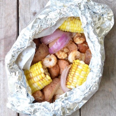 Shrimp Boil Foil Packets on 100 Days of Real Food