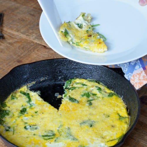 Simple 20 Min Frittata on 100 Days of Real Food