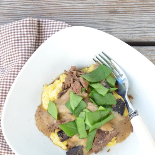Slow Cooker Beef Stroganoff on 100 Days of Real Food