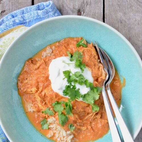 Slow Cooker Chicken Tikki Masala on 100 Days of Real Food