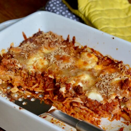 baked spaghetti casserole