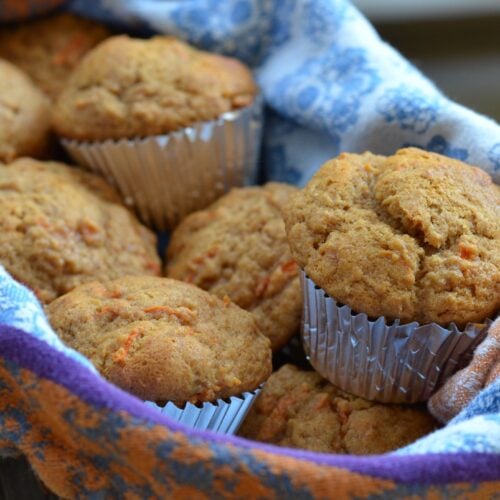 carrot applesauce muffins