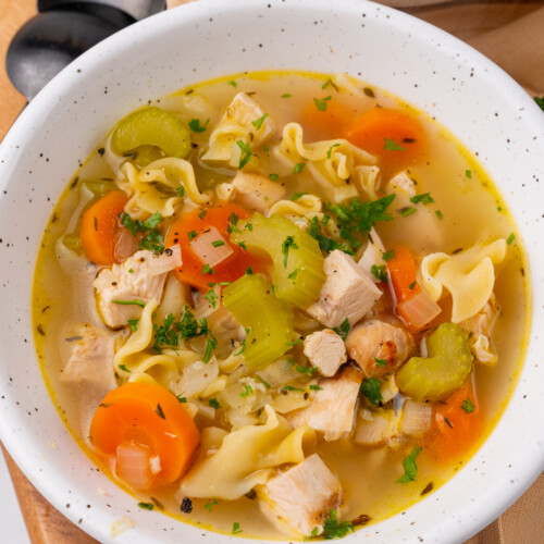 Chicken noodle soup.