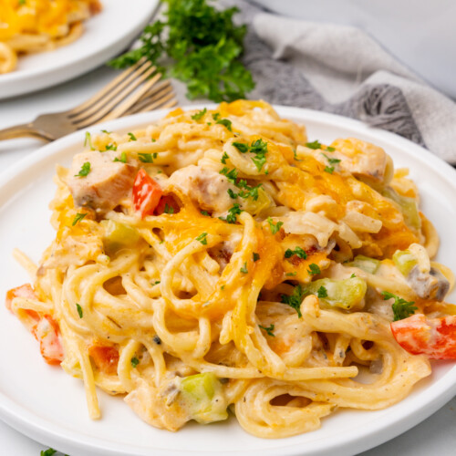 Chicken spaghetti.