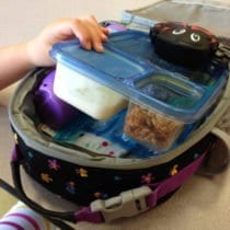 lunch container with ice pack and lunch box