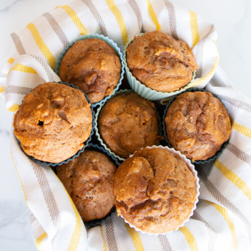 pumpkin muffins square