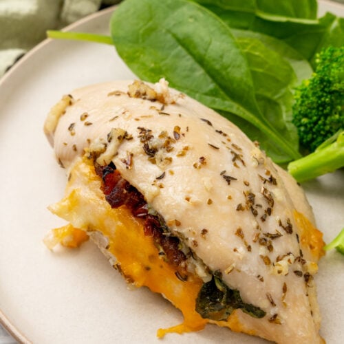 Stuffed chicken breast.