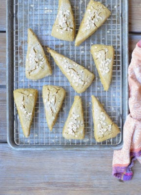 pumpkin oat scone recipe for a yummy healthy snacks