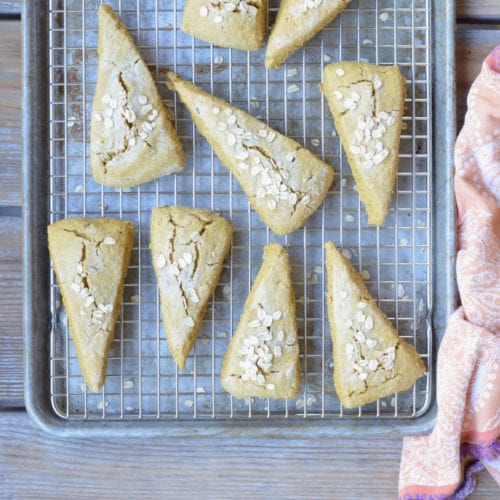 pumpkin oat scone recipe for a yummy healthy snacks